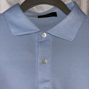 Turtleson Blue Pique Polo
